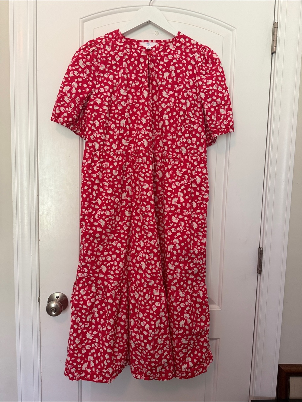 Floral Red and Pink Maxi Size M